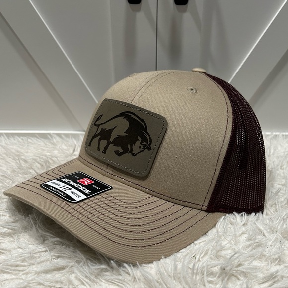 Trucker SnapBack Richardson 112 Hat. Buffalo - Picture 1 of 2
